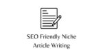 SEO Friendly Niche Article Writing